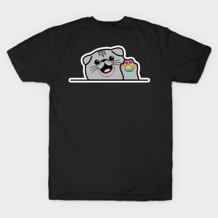 pansexual pride paw T-Shirt